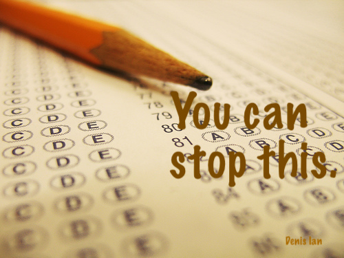 You can stop this ...